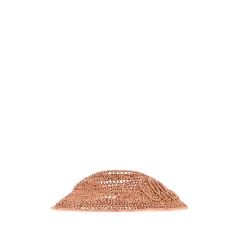 Chloe Women Pink Raffia Visor